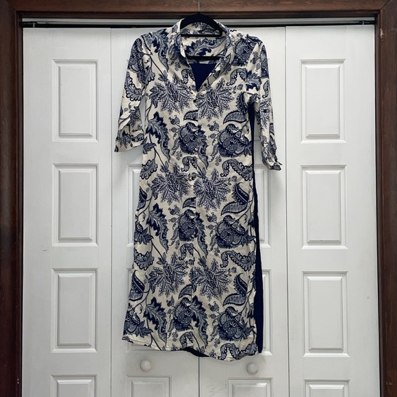 Melange Paisley Dress- XS - Picture 11 of 11